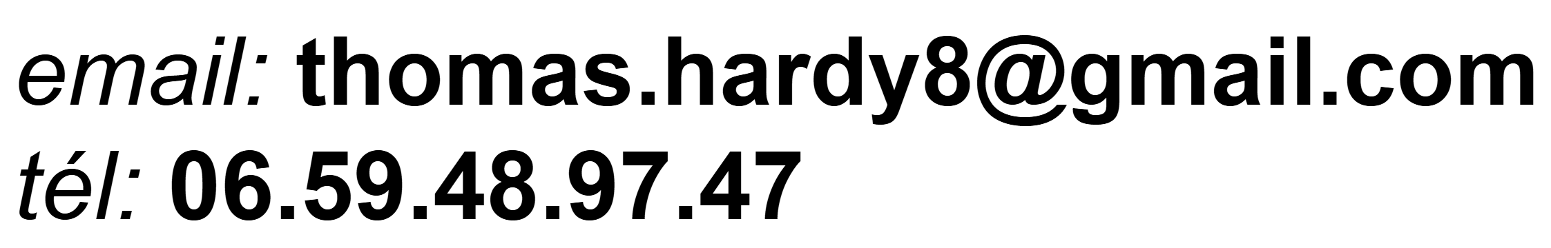 Email et Téléphone